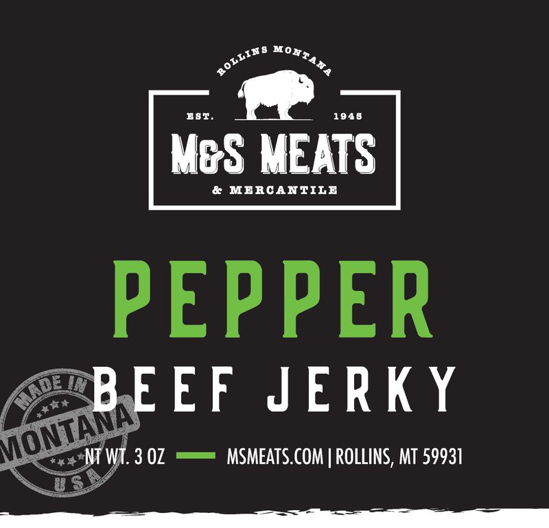 Pepper Beef Jerky 1 lb.