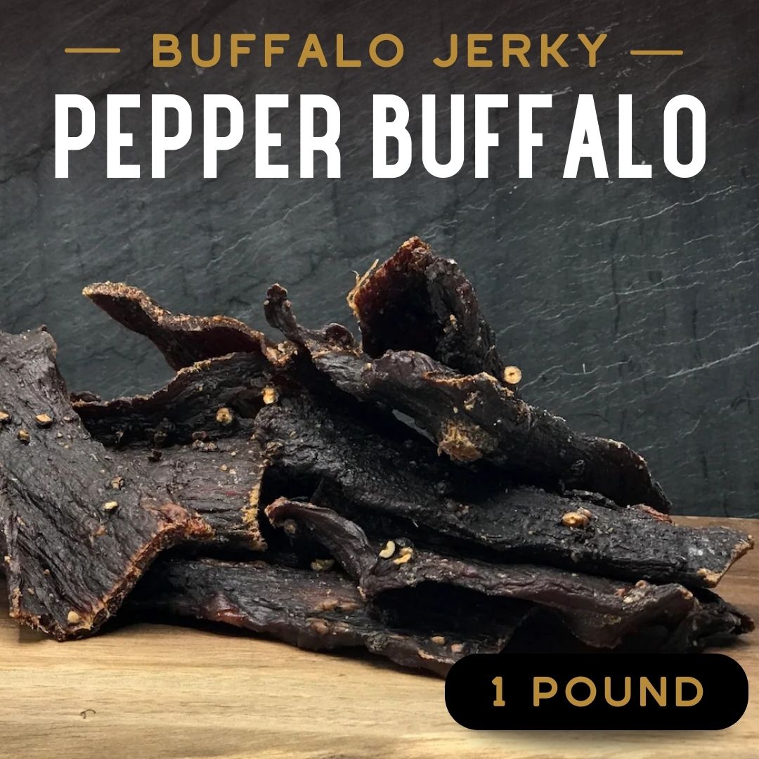 Pepper Buffalo Jerky 1 lb.