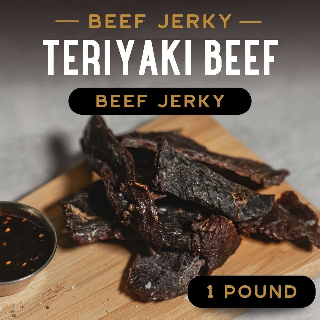Teriyaki Beef Jerky 1 lb. M&S Meats Montana