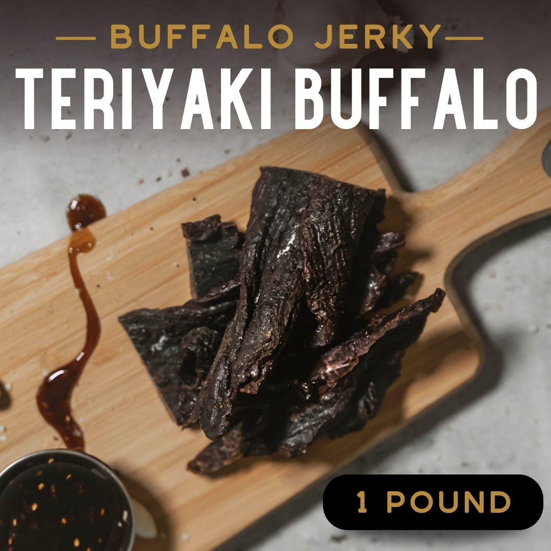 Teriyaki Buffalo Jerky 1 lb.