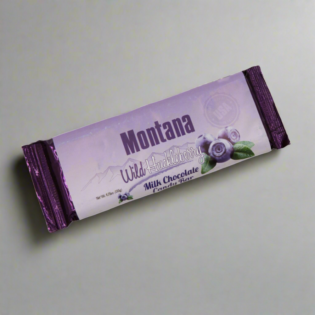 Montana Wild Huckleberry Chocolate Bar