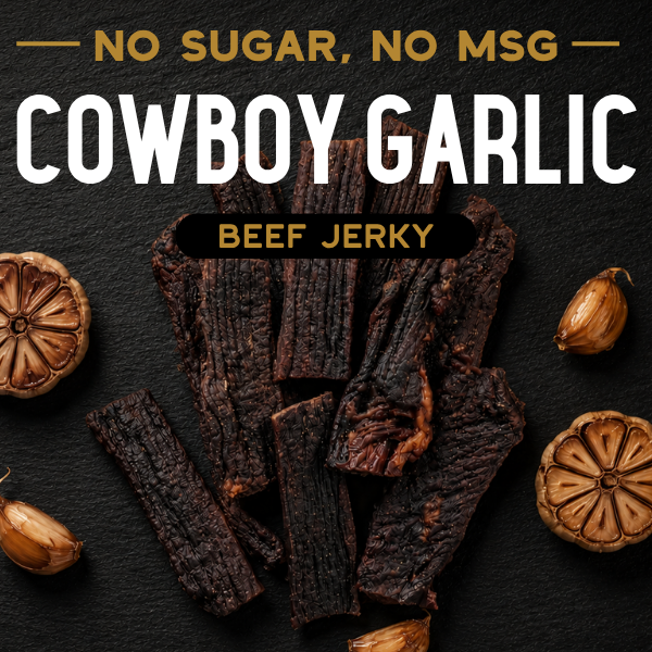 Cowboy Garlic Beef Jerky