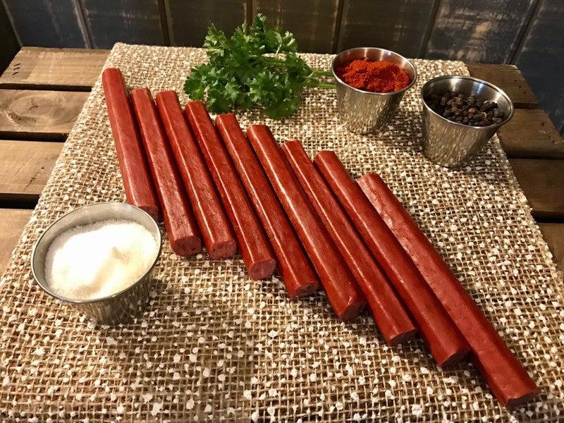 Elk Thuringer sausage snack sticks