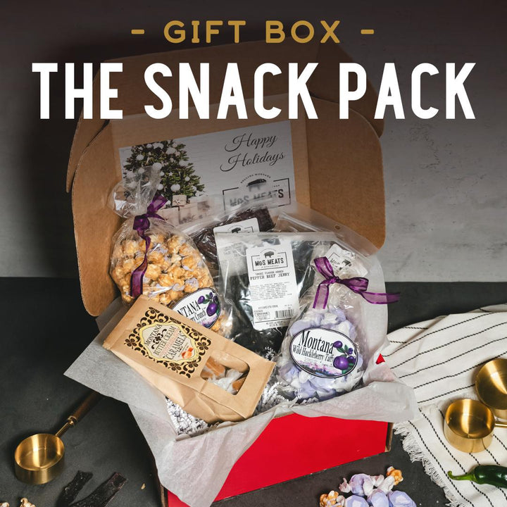 Gift Box: The Snack Pack-Food Gift Baskets-M&amp;S Meats Montana