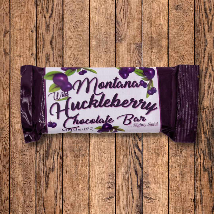 Montana Wild Huckleberry Chocolate Bar