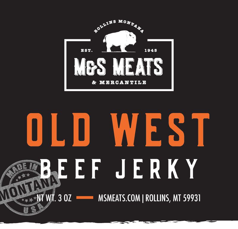 Old West Beef Jerky – M&S Meats Montana