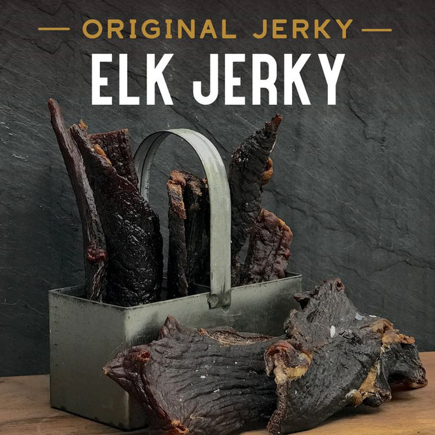 Elk Jerky M&S Meats Montana