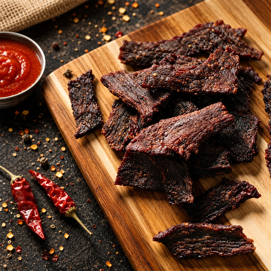 Spicy Sriracha Beef Jerky
